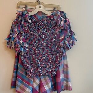 Vintage Early 1980s Boutique 2‑Piece Artwear Set – Sally’s House of Fashion